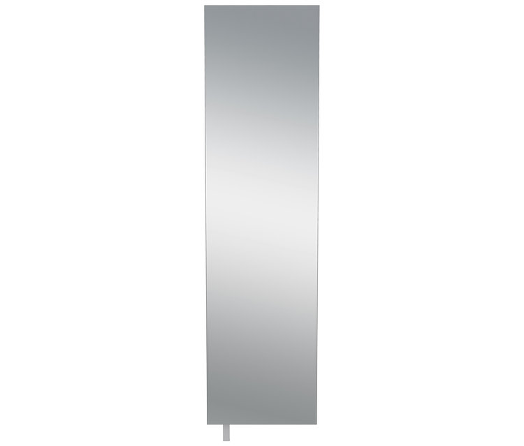 Drehschrank mit Ganzkörperspiegel, anthrazit.