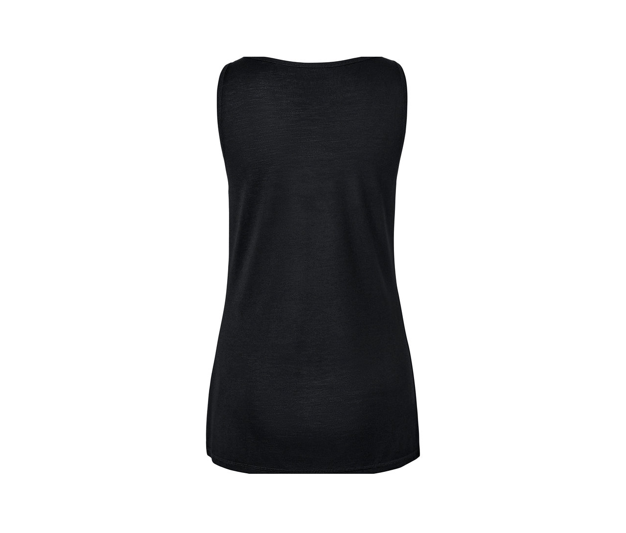 Detailansicht eines braunen 2-in-1-Sportshirts.