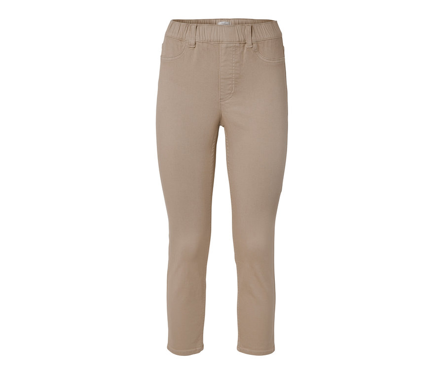 Beige 7/8-Treggings.