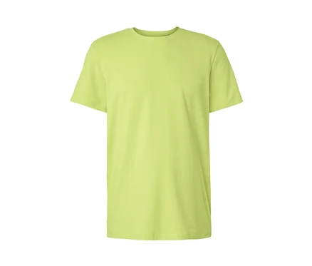 Ein helles, limefarbenes Funktionsshirt.