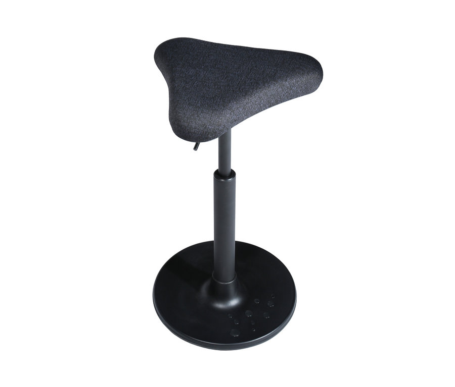 Schwarzer Topstar Ergo-Hocker »Sitness H1« vor weißem Hintergrund.