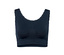 Dunkelblaues Seamless-Bustier.