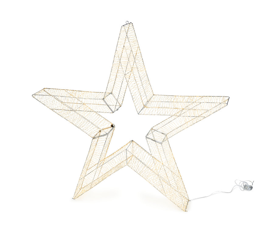 Großer 3D-LED-Stern.