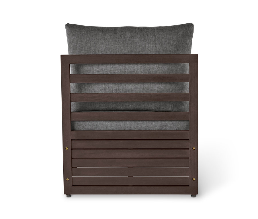 Rückansicht des modularen 1-Sitzers »Tinus« mit Relax-Komfort-Kissen.