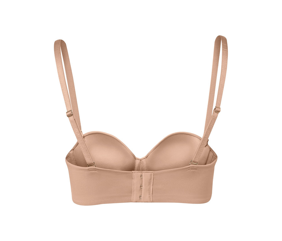 Rückansicht eines hautfarbenen Multistyle-BHs.