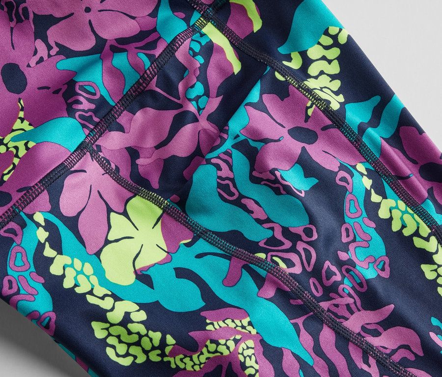 Detailansicht eines Sportradlers mit Alloverprint.