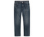Tom Tailor TT MARVIN STRAIGHT Jeans mit Stretch, Mid Stone Blue Grey Denim, liegen auf einem weißen Hintergrund.