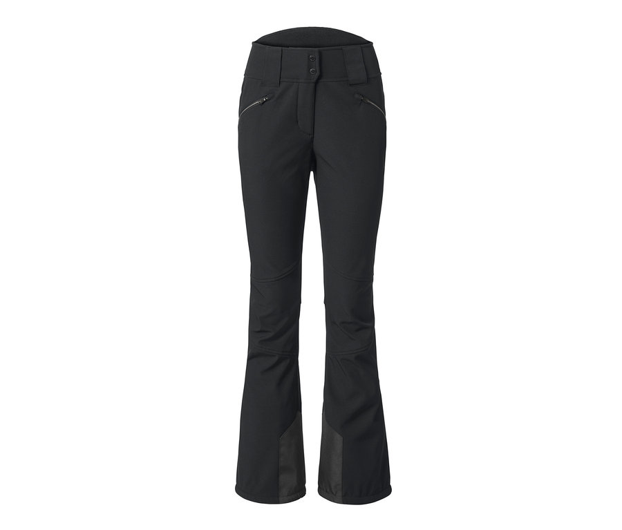 Schwarze Jetskihose auf weißem Hintergrund.