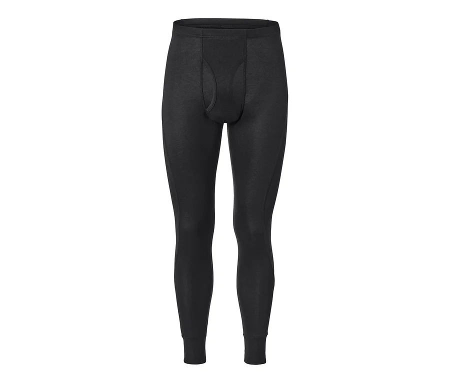 Schwarze Thermo-Funktionsunterwäsche.