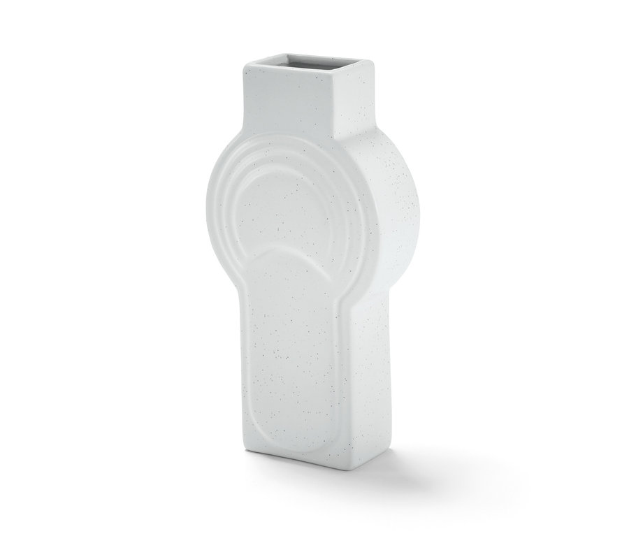 Eine große Vase aus Keramik.