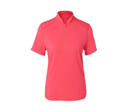 Pinkes Kurzarm-Rad-Shirt.
