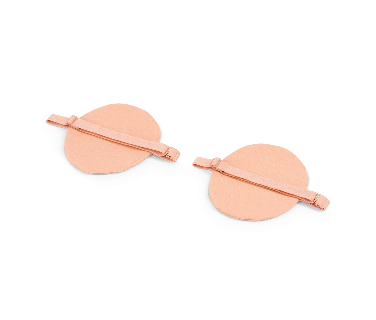 Zwei Paar Achselpads in Beige.