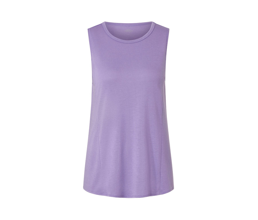 Lila Sport-Top aus einem 2er-Set.