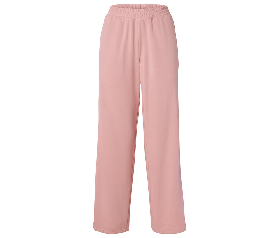 Rosa Jogginghose mit elastischem Bund.