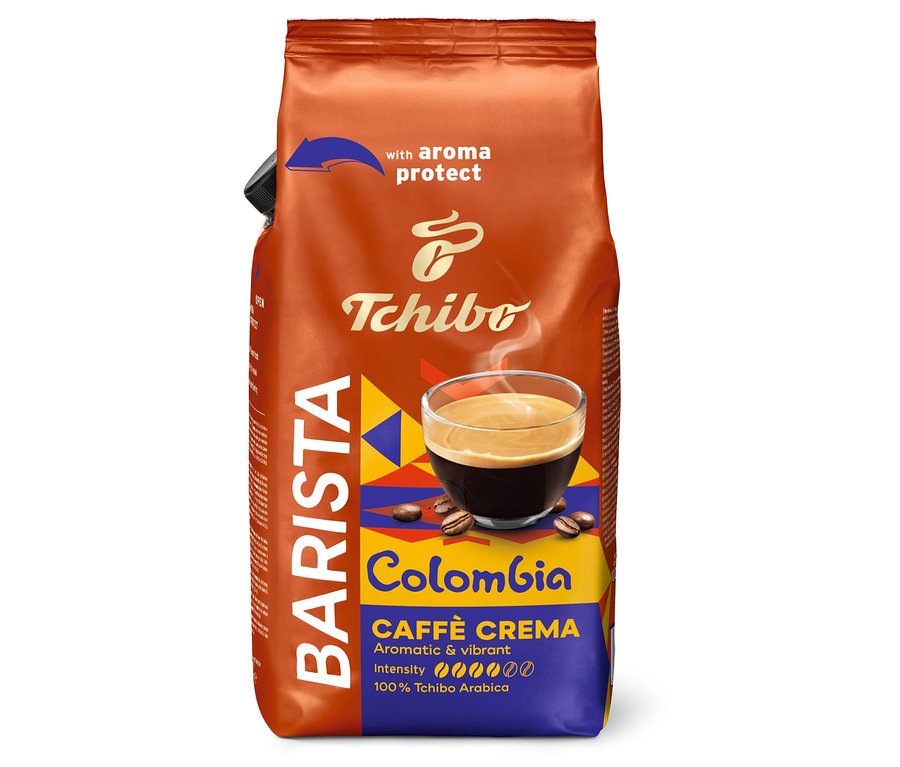 BARISTA Origins Colombia - 1 kg Ganze Bohne