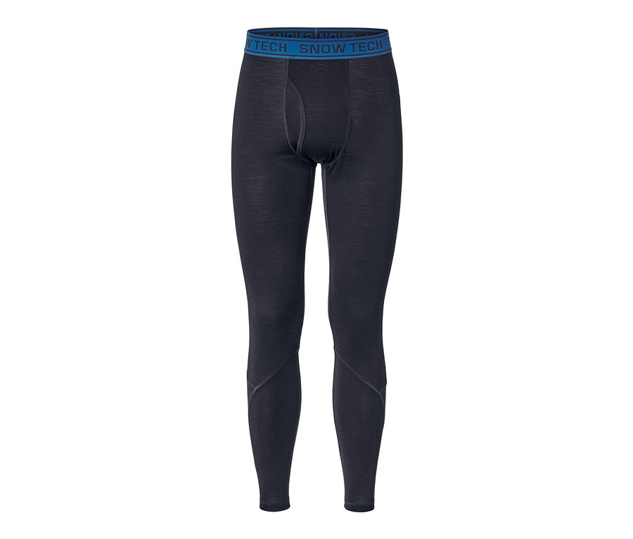 Schwarze Funktionsunterhose mit Merinowolle.