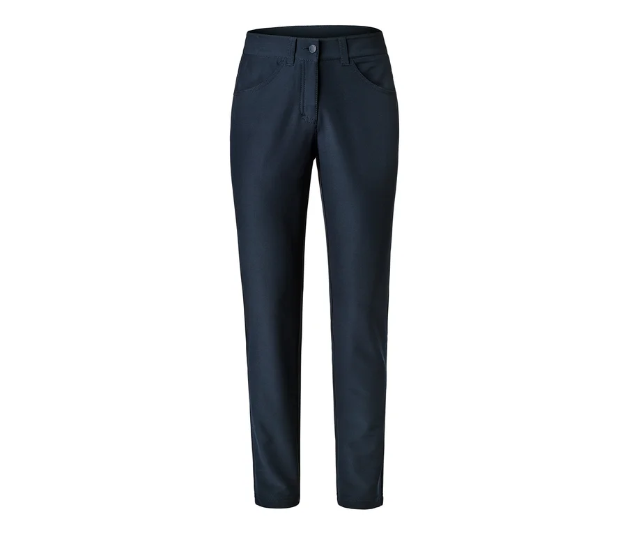 Eine dunkelblaue Thermohose.