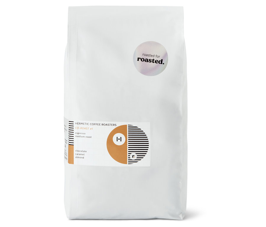 Hermetic x roasted. Co-Roast #1 Espresso - 1 kg Ganze Bohne