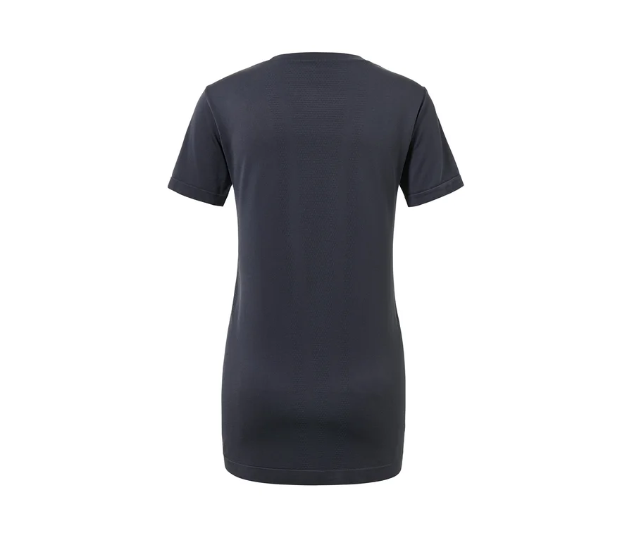 Detailansicht der Rückseite eines Seamless-Funktionsshirts.