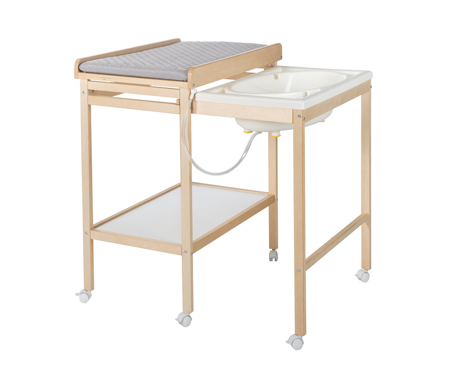 Eine roba Bade-Wickel-Kombination »Baby Pool« in Beige.