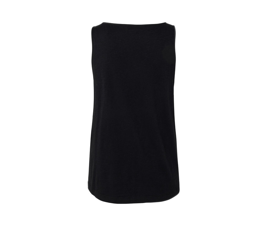 Schwarzes Top aus Modalmix.