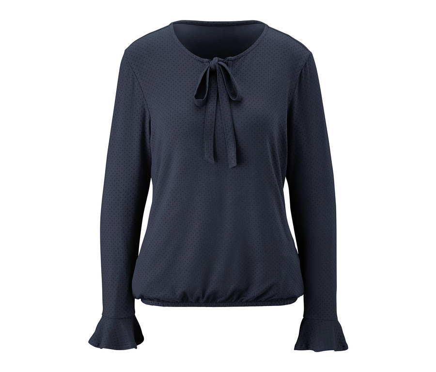 Blusenshirt mit Volants.