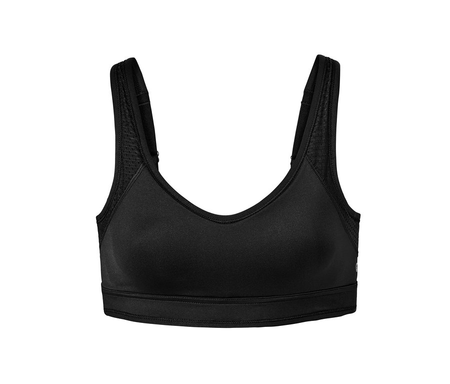 Schwarzer Sport-BH.
