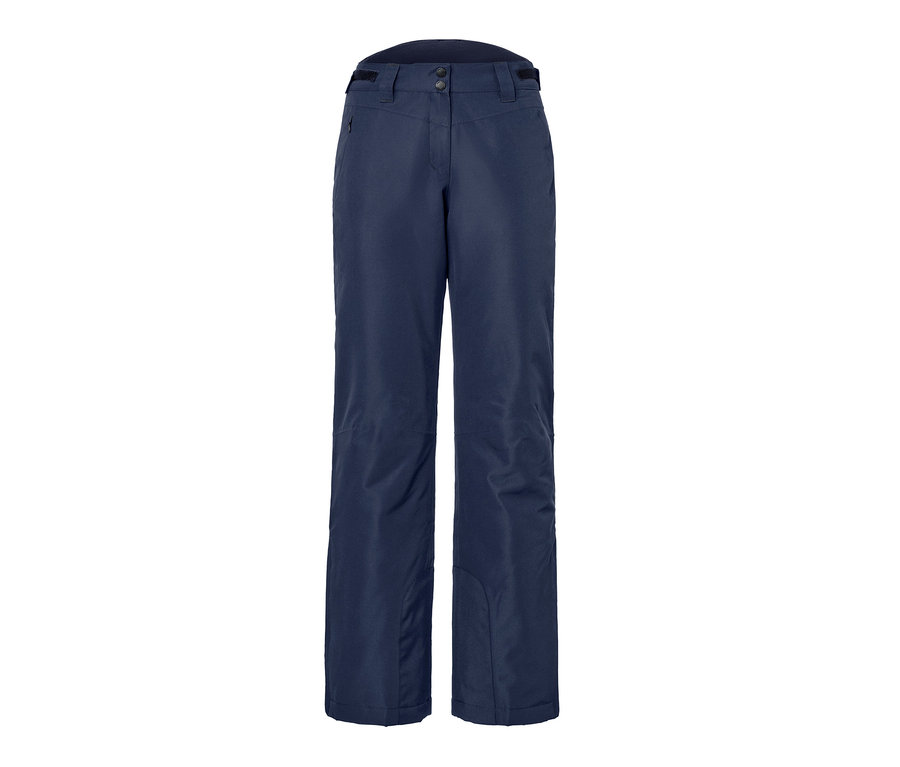 Eine Skihose auf weißem Hintergrund.