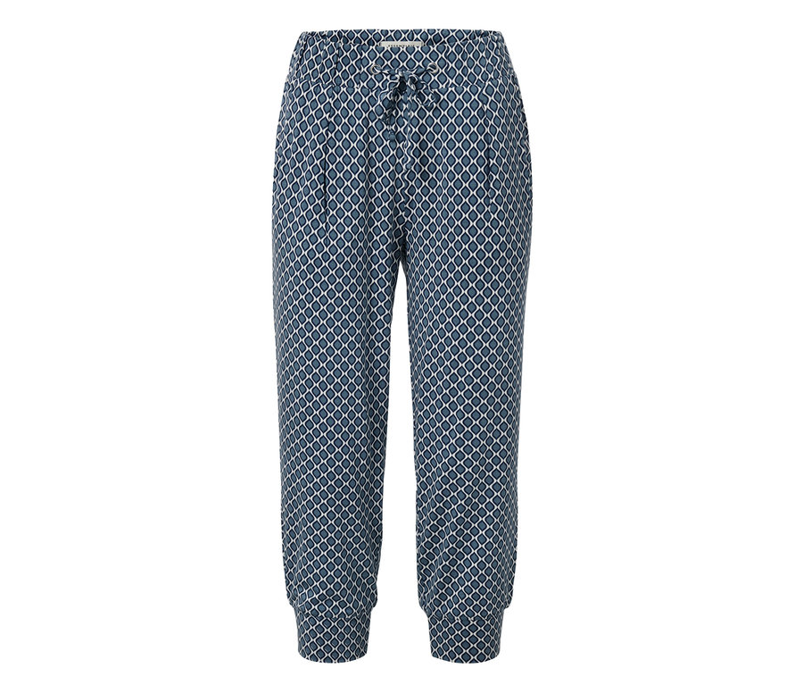 Bedruckte 3/4-Jerseyhose.