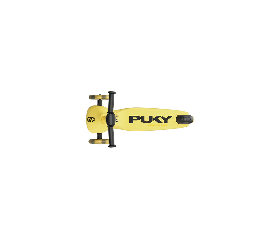 Gelber PUKY Roller PUSH von oben.