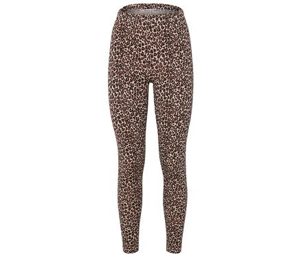 Leggings mit Animal-Print.