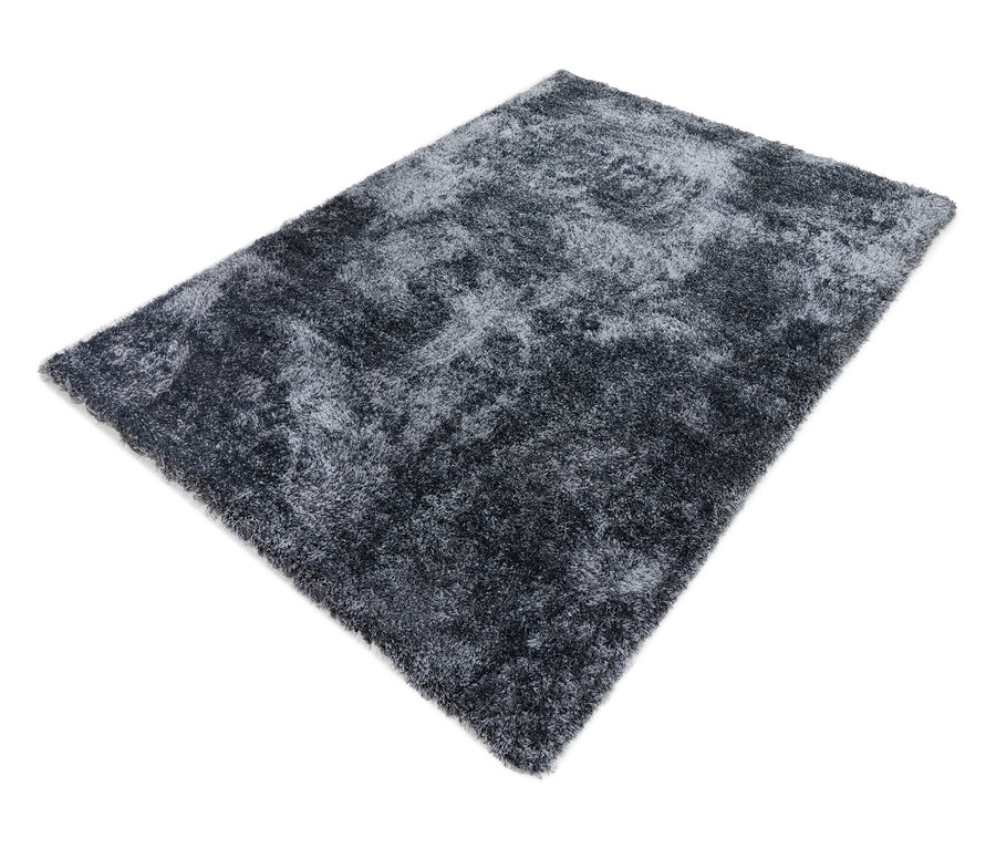 Grauer »Silky« Teppich