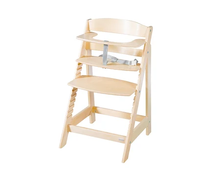 Ein naturfarbener roba Treppenhochstuhl »Sit Up Flex«.