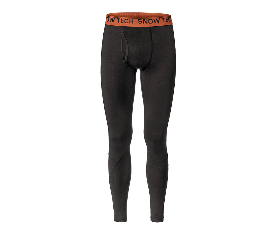 Schwarze Funktionsunterhose mit Merinowolle.