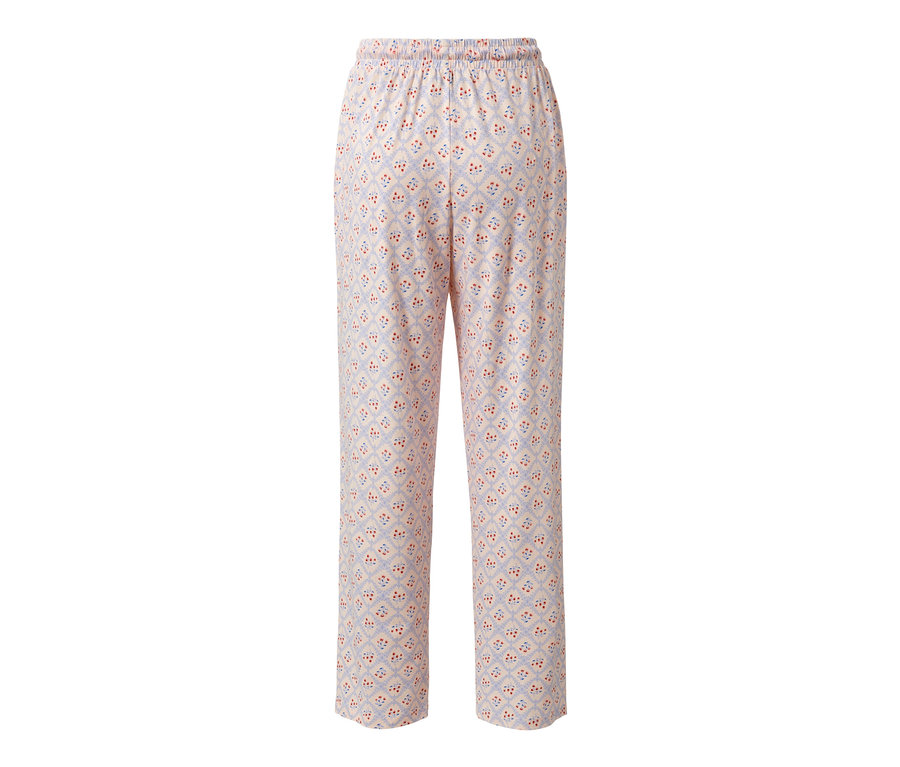 Eine Pyjamahose mit Blumenmuster.