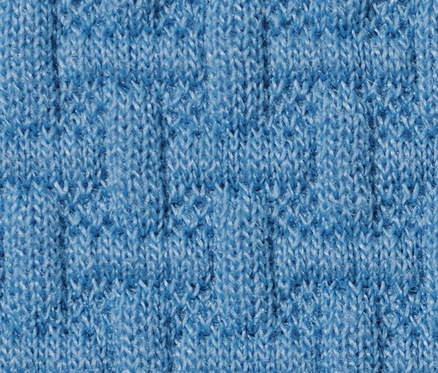 Detailaufnahme eines strukturierten Sweatshirts.