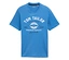 Blaues Tom Tailor T-Shirt mit Aufdruck "Original Supplies, Premium Quality Essentials".