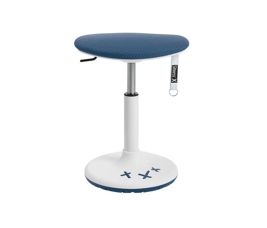 Topstar Kinderhocker »XStool 20« in Petrolfarbe auf weißem Hintergrund.