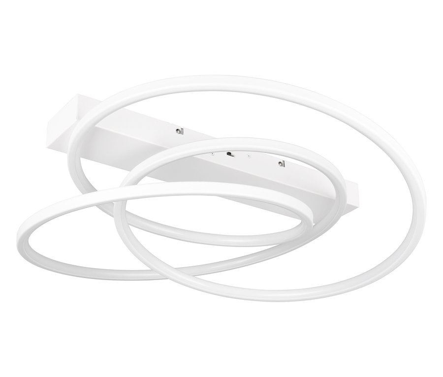 Weiße Trio LED-Deckenleuchte »Darvin« mit drei Kreisen.