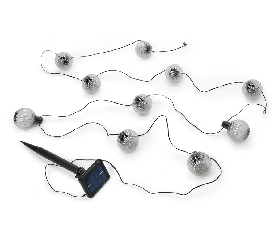 Solar-Lichterkette, Kugeln mit Rillen bei Tchibo kaufen