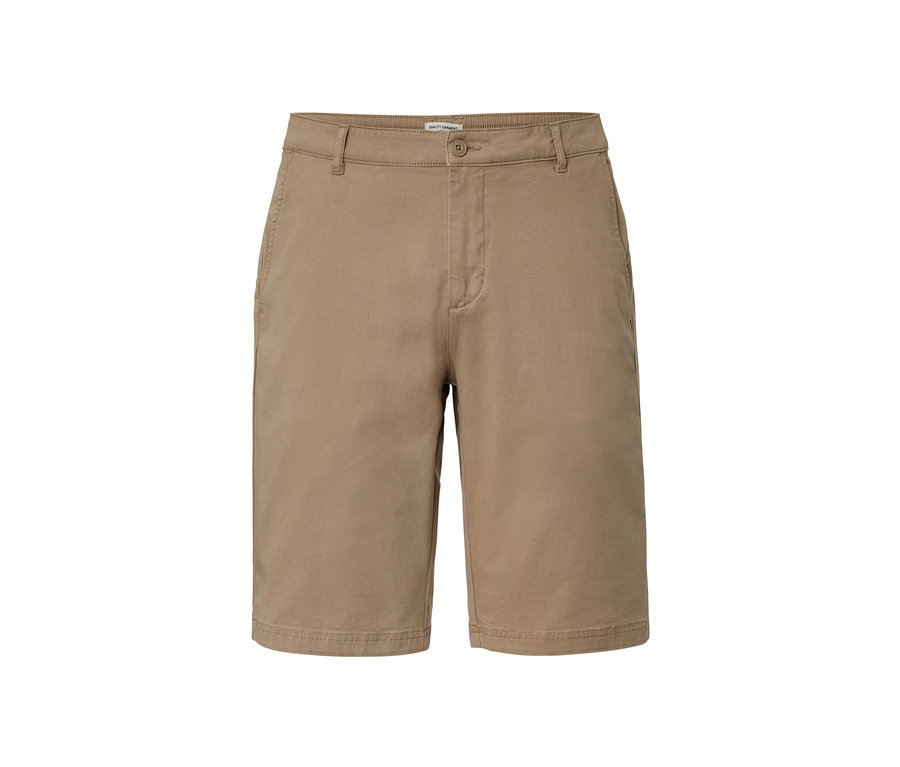 Beige Chino-Shorts.