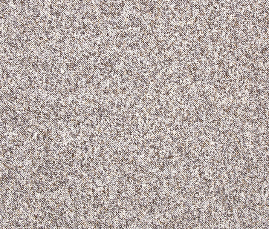 Nahaufnahme eines Teppichs »Lino« in Taupe.