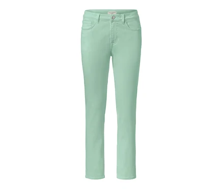 Hellgrüne Colored Jeans im Fit »Emma«.
