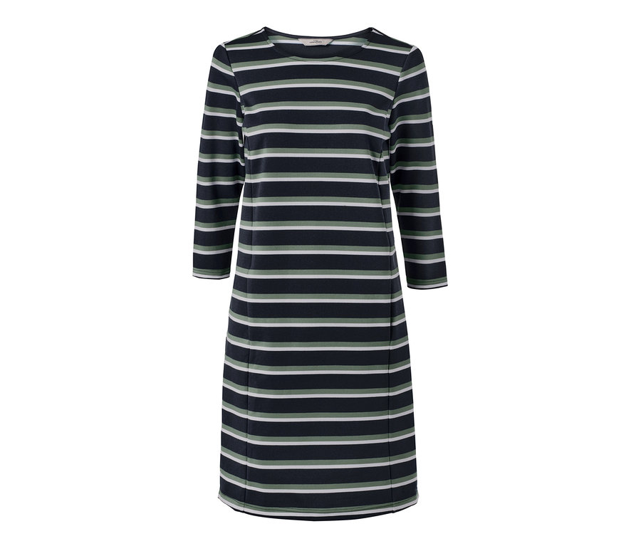 Gestreiftes Sweatkleid.