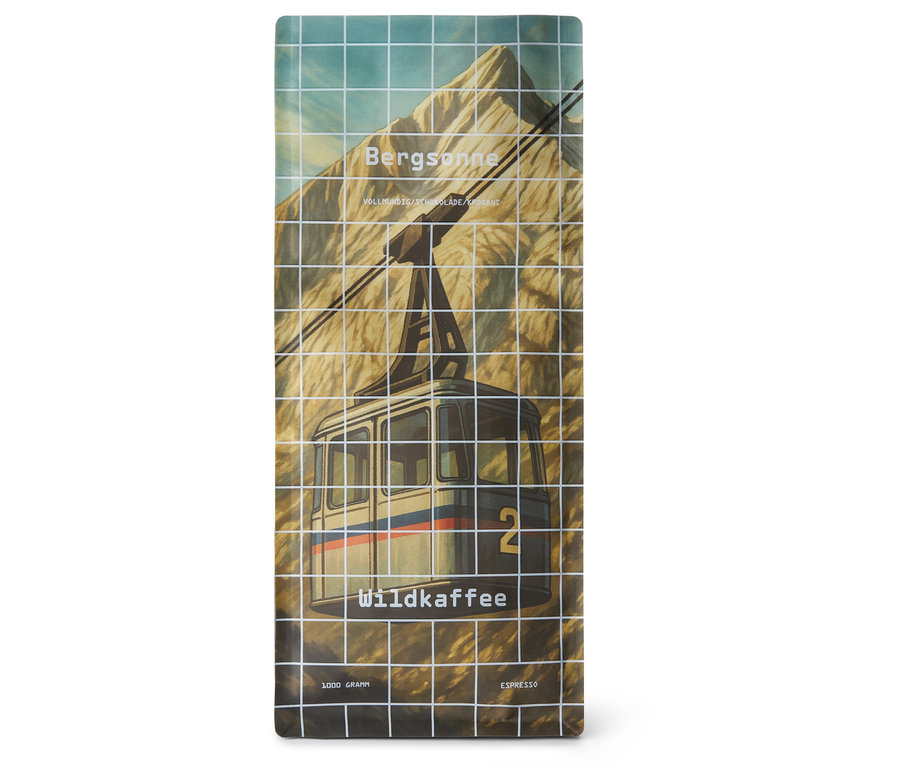 Wildkaffee - Bergsonne Espresso - 1 kg Ganze Bohne