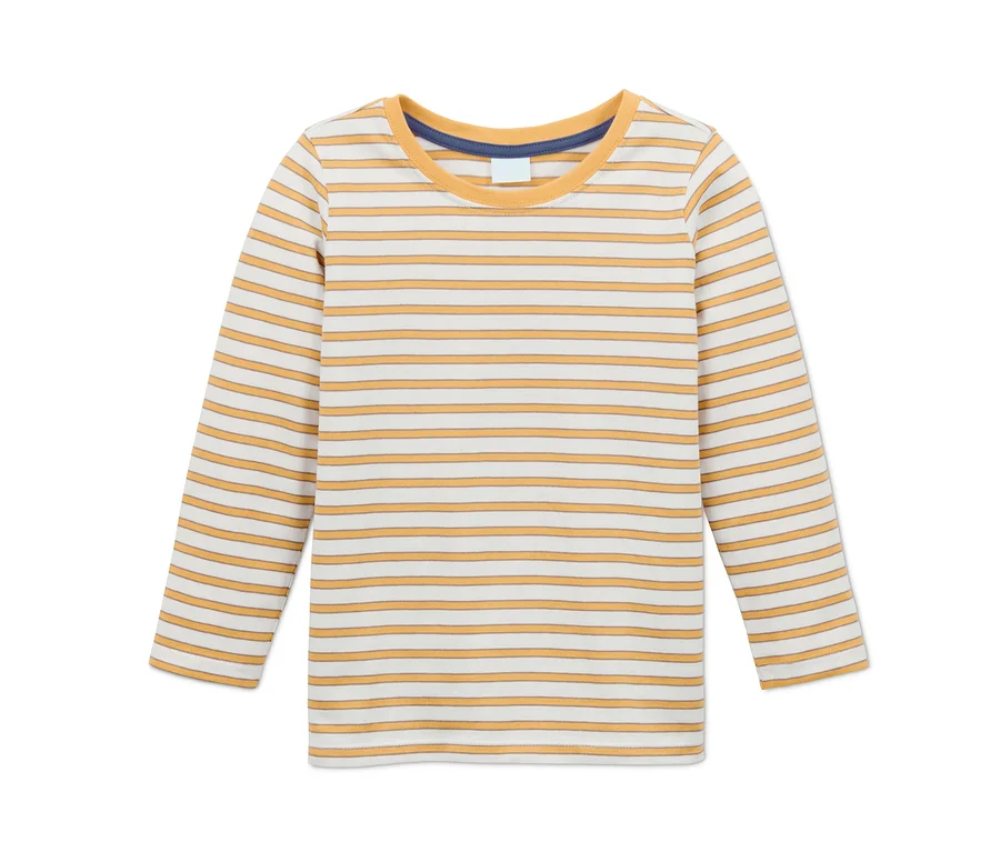 Gestreiftes langärmeliges Shirt.