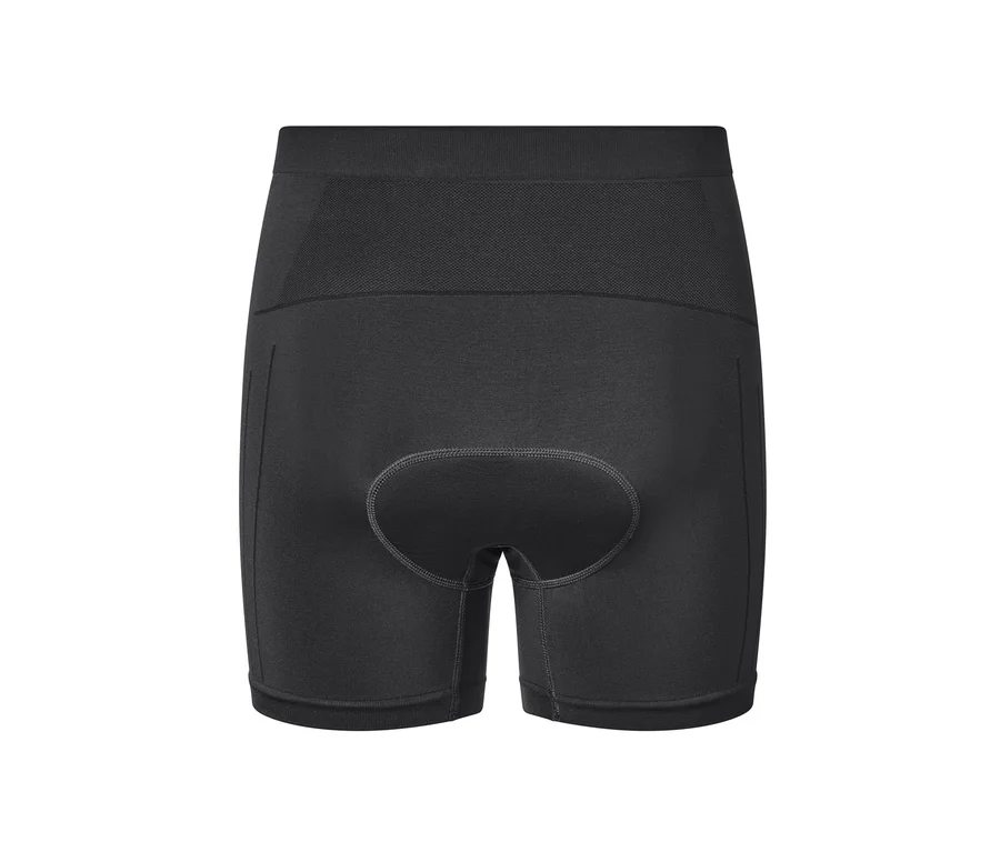 Schwarze Radunterhose.