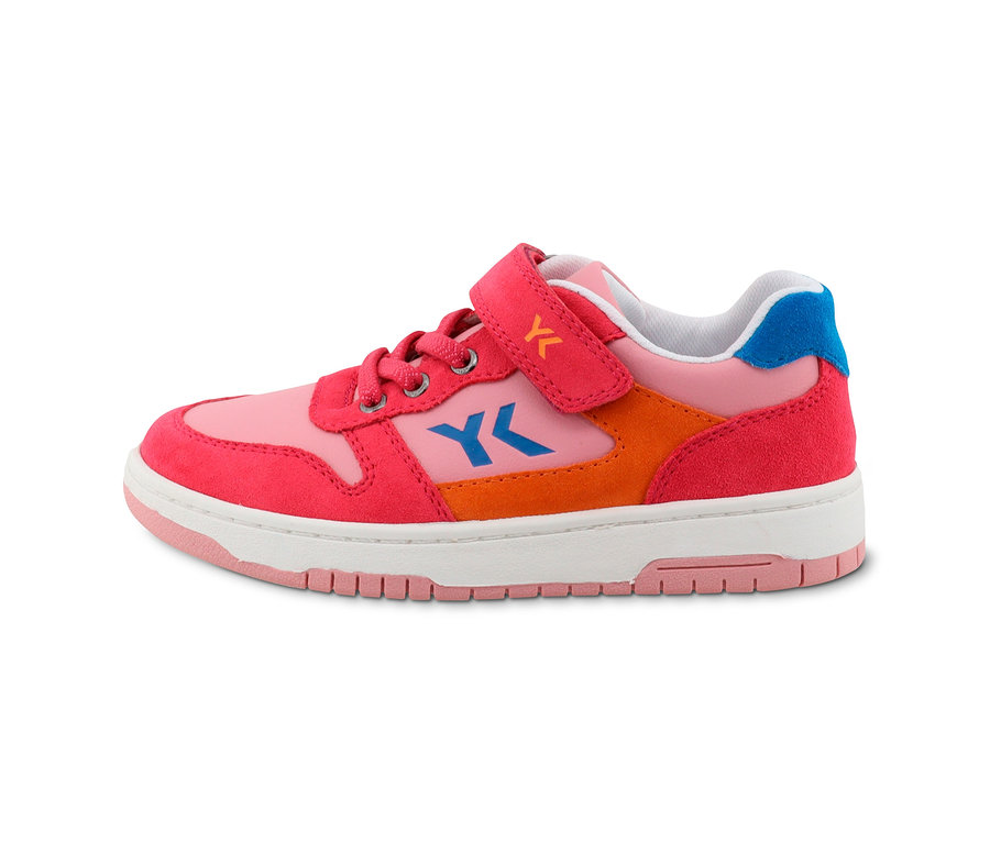Pinker Lurchi Sneaker »Gaio-S« mit blauem YK-Logo an der Seite.