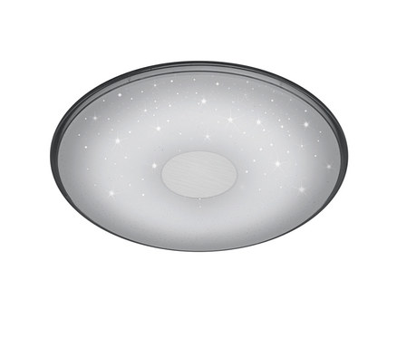 Eine LED-Deckenleuchte auf weißem Hintergrund.