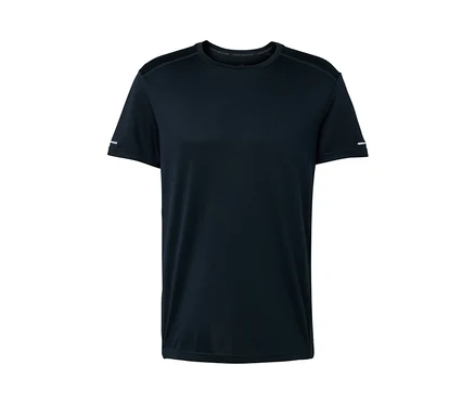 Dunkelblaues Funktionsshirt.